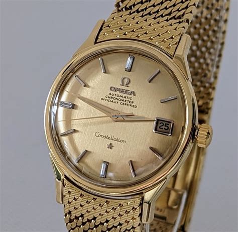 1998 omega constellation watch|omega automatic chronometer constellation gold.